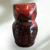 Beautiful Drip Glaze Pottery Owl