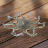 Vintage Murano Webbed Omega Centerpiece Large Glass Bowl