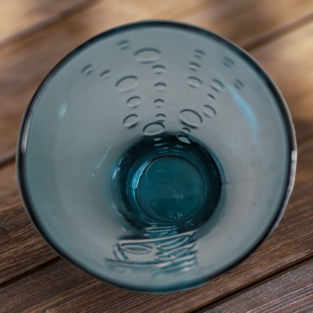 Coca Cola Blue Glass Tumbler