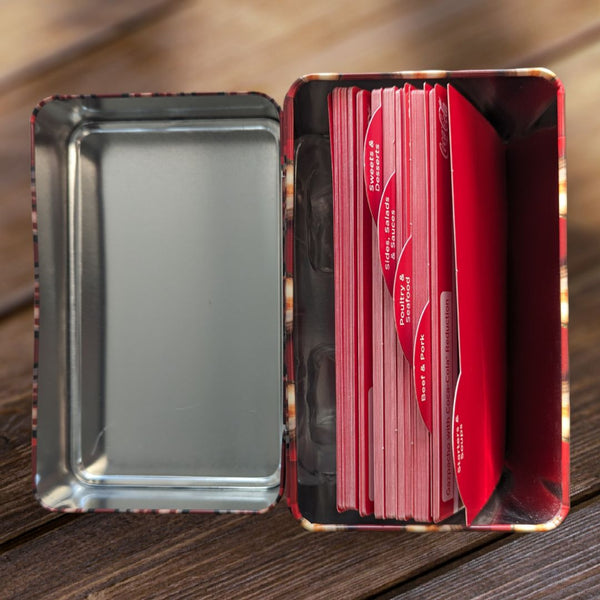 Coca Cola Recipe Tin Box