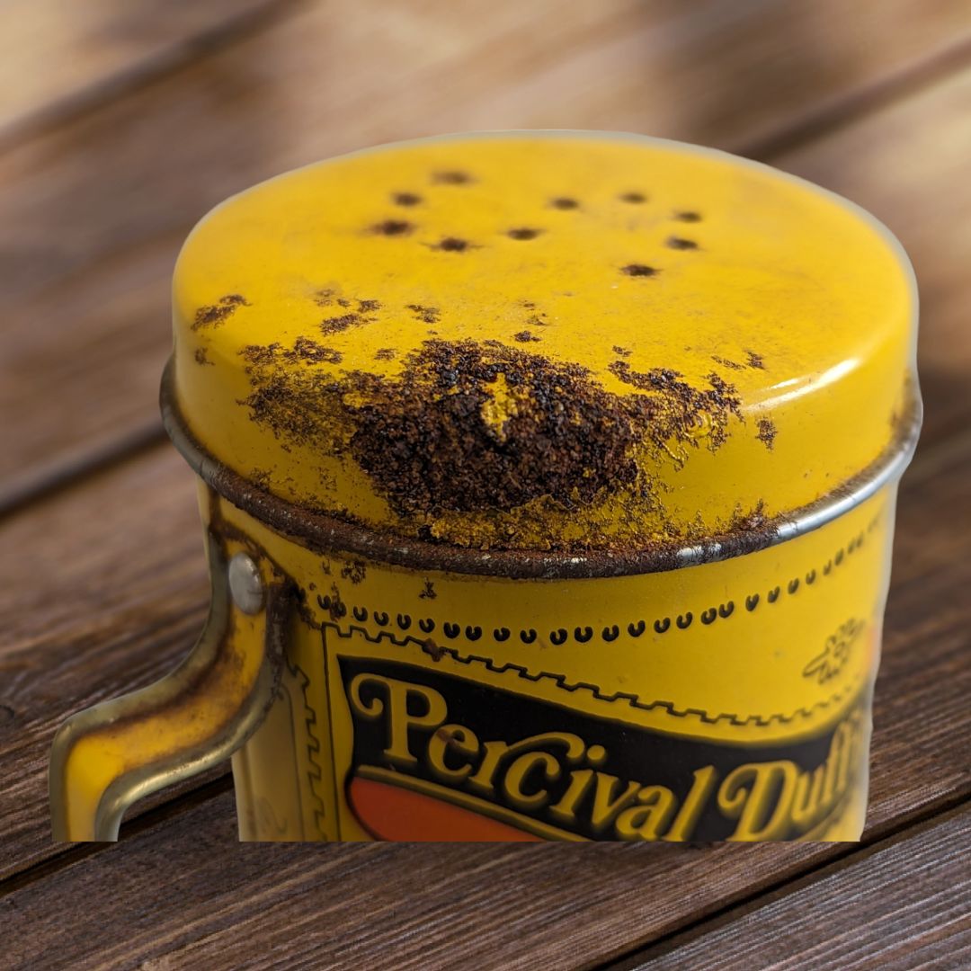 Vintage Percival Duffin's Salt Tin Shaker