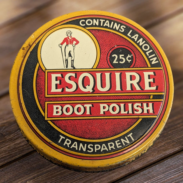 3 Vintage Esquire Boot Polish Tins