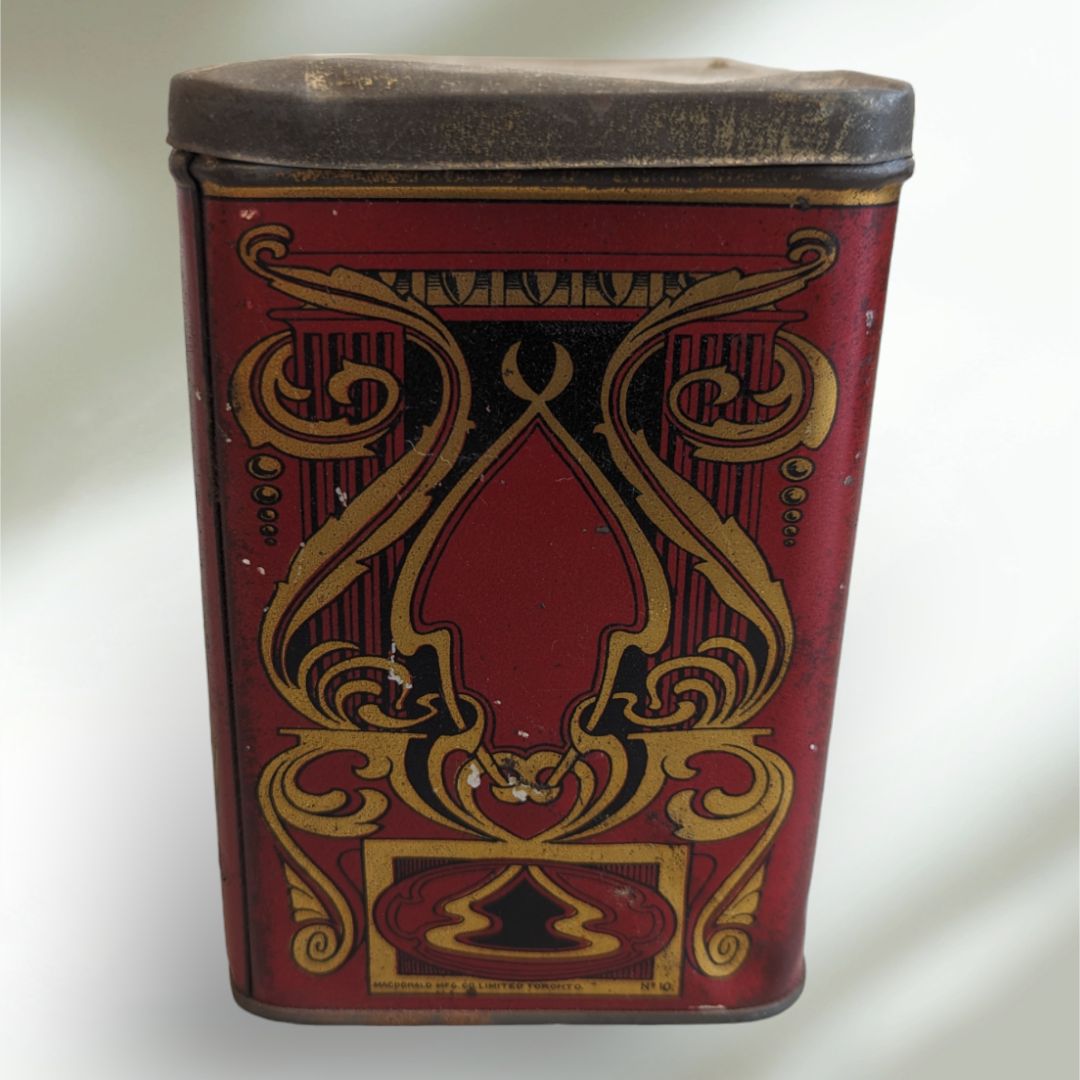 Vintage Decorative Nouveau & Scenic Early Tea Tin