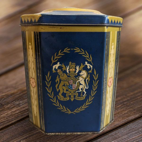 Queen Elizabeth II Coronation Tin Grey Dunn