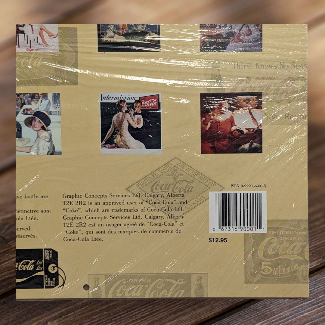 Coca Cola Calendar 1990 Sealed