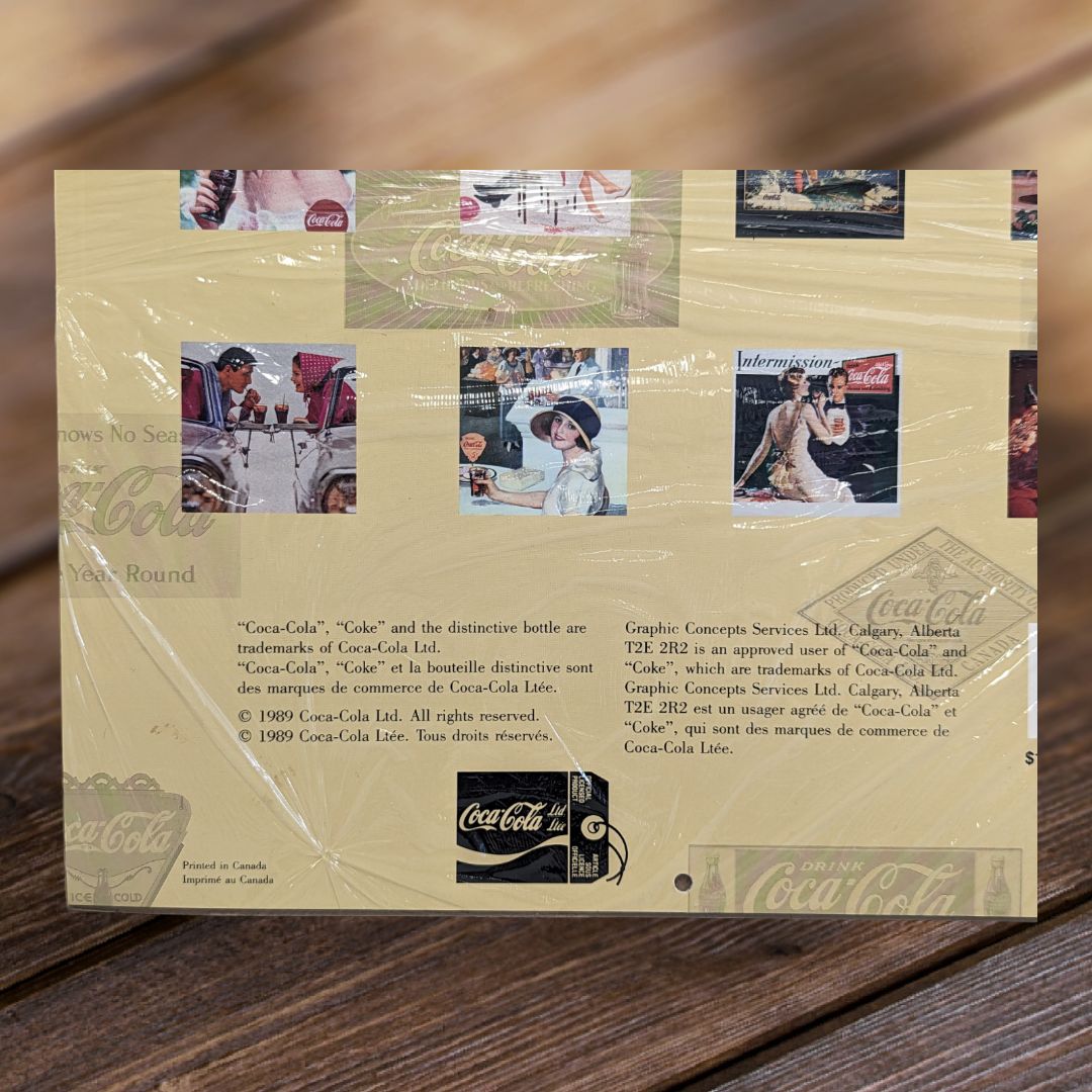 Coca Cola Calendar 1990 Sealed