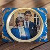 Vintage Biscuit Tin Meltis Bedford England Metal Prince Charles & Lady Diana