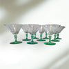 Uranium Glass Etched Glassware