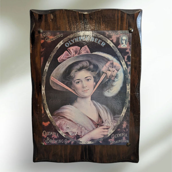 Vintage Olympia Beer Wood Sign