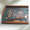 Vintage Billiards History Shadow Box