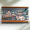 Vintage Billiards History Shadow Box