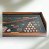 Vintage Billiards History Shadow Box