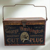 Vintage George Washington Cut Plug Tobacco Tin