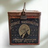Vintage George Washington Cut Plug Tobacco Tin
