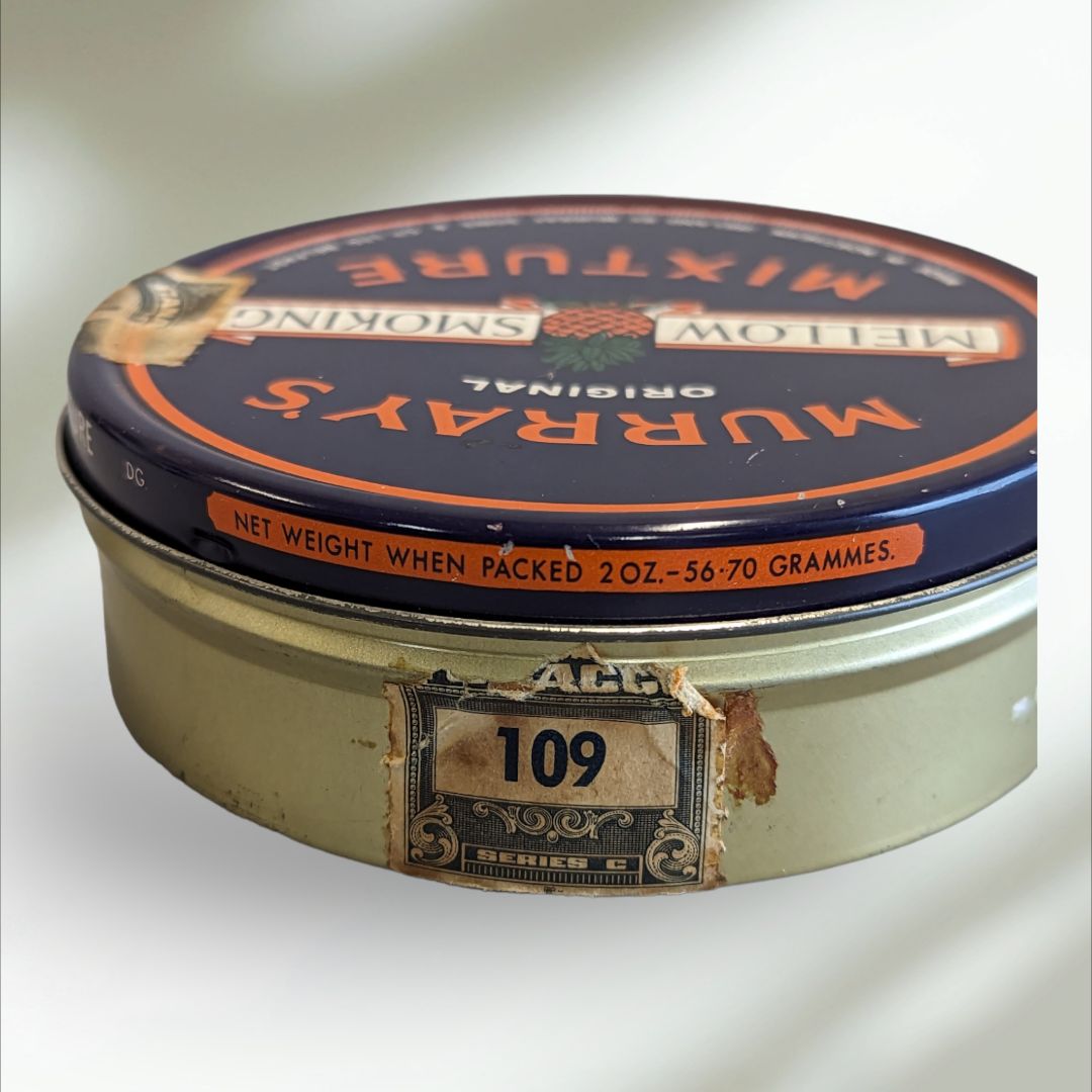 Vintage Murrays Mixture Smoking Tobacco Tin