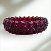 Rare Vintage Fenton Art Glass Ruby Red Ashtray