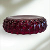 Rare Vintage Fenton Art Glass Ruby Red Ashtray