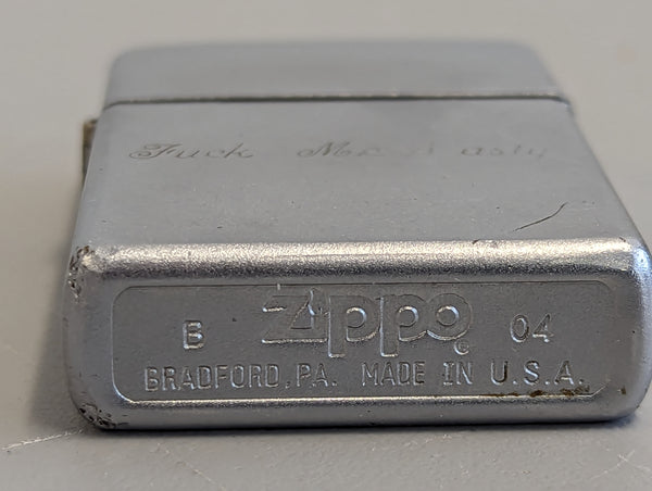 Vintage Zippo Lighter B-04 Engraved