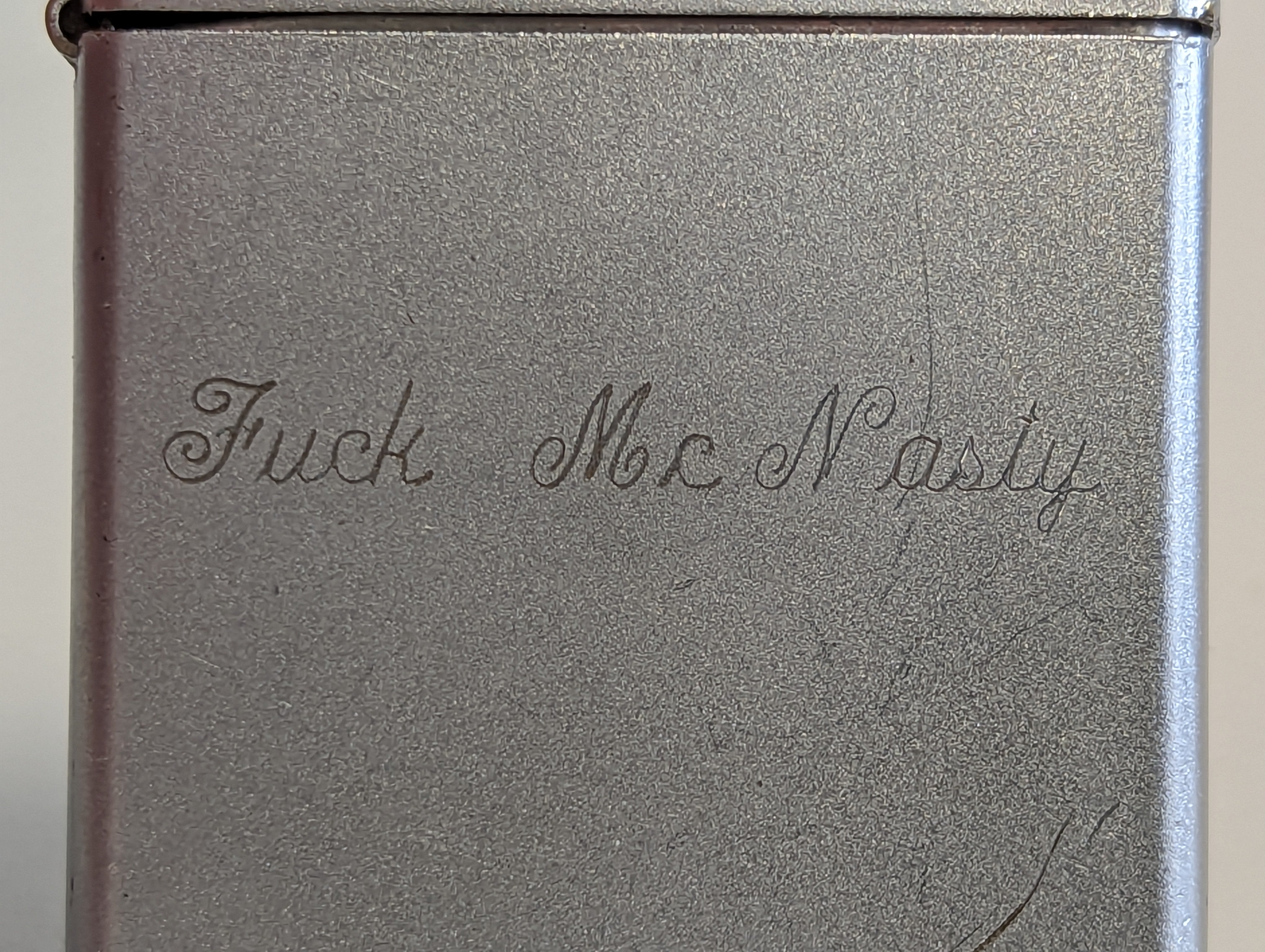 Vintage Zippo Lighter B-04 Engraved