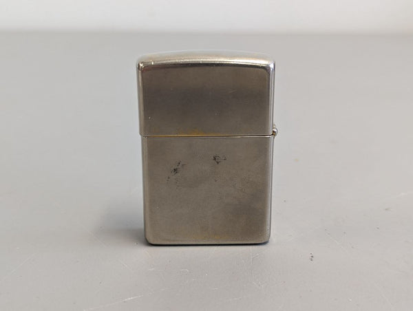 Vintage Zippo Lighter F-X  Brass Engraved