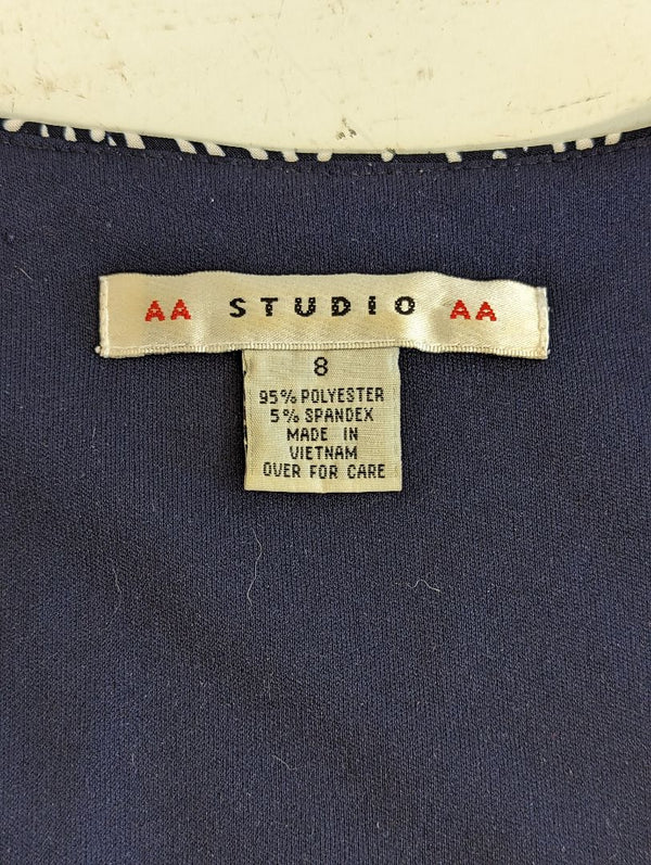 AA Studio Size 8 Tie-back Dress