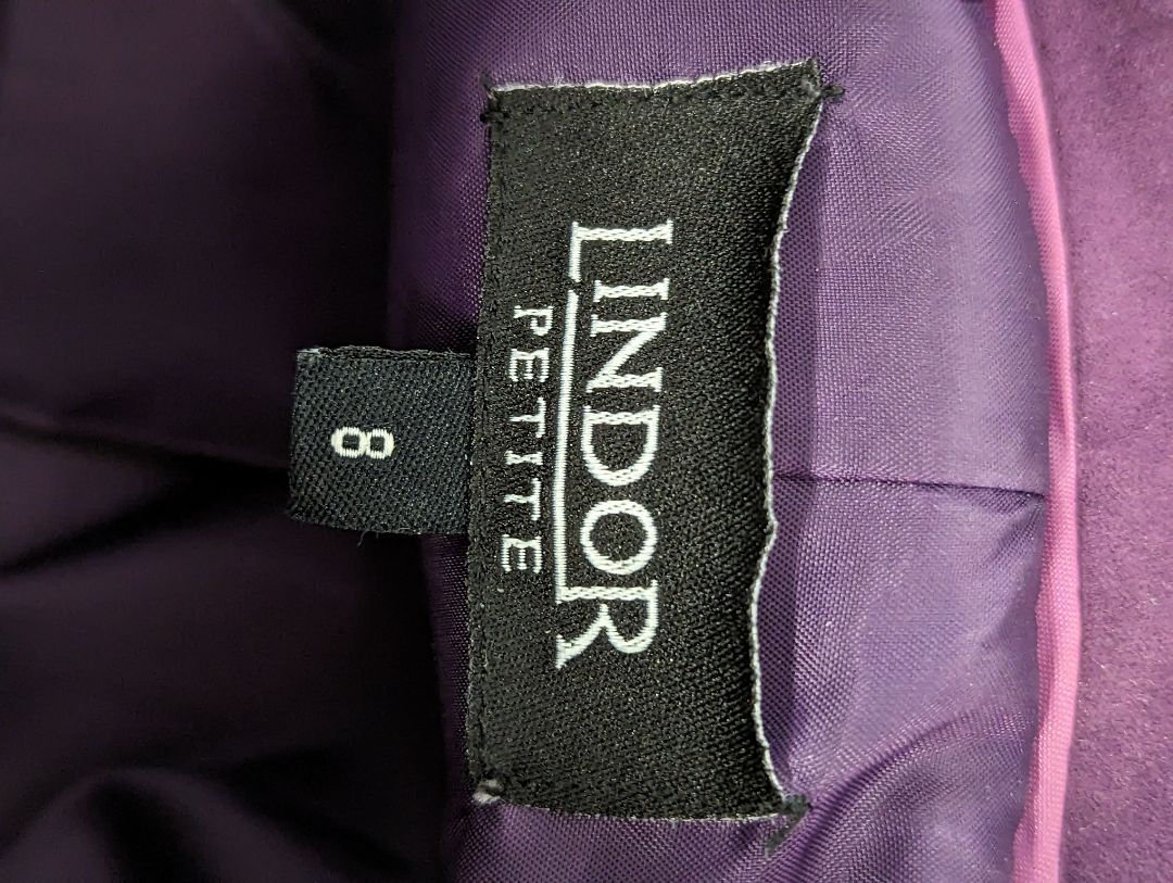 Lindor Petite Purple Blazer
