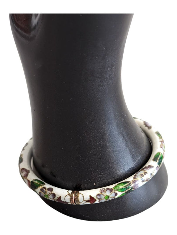 Vintage Cloisonné Clamper Bracelet