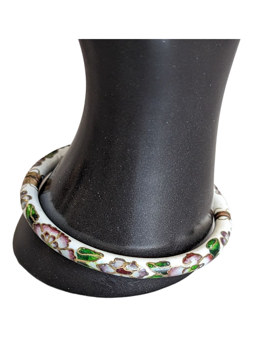 Vintage Cloisonné Clamper Bracelet