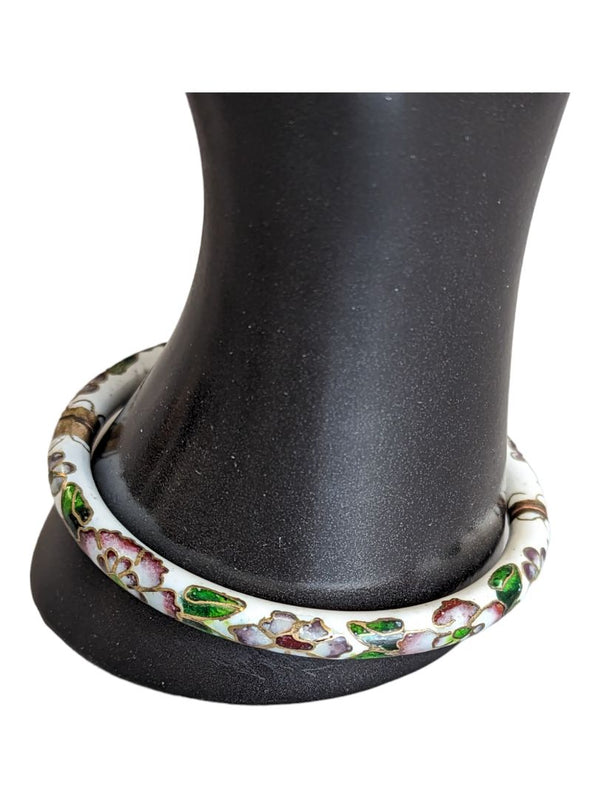 Vintage Cloisonné Clamper Bracelet