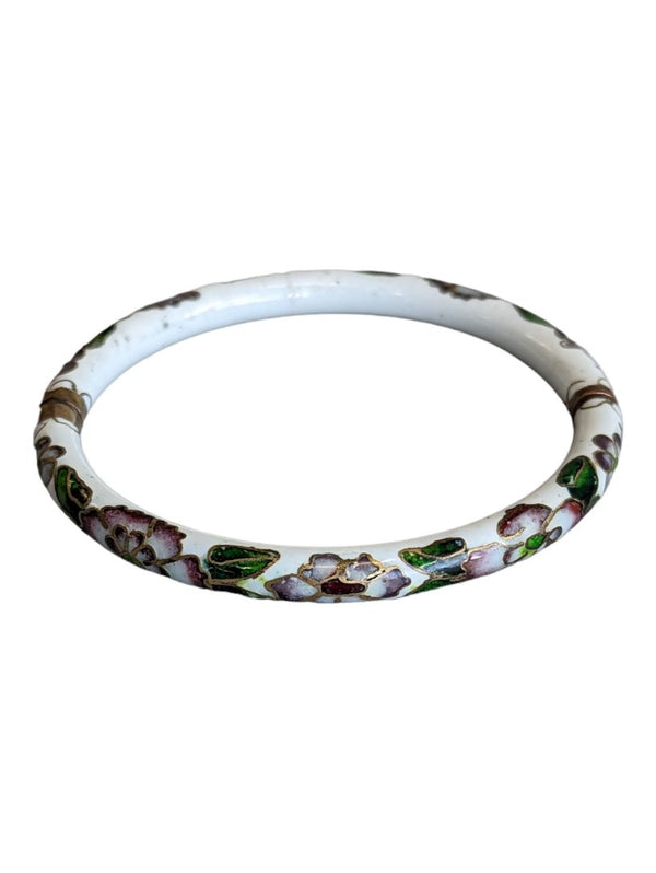 Vintage Cloisonné Clamper Bracelet