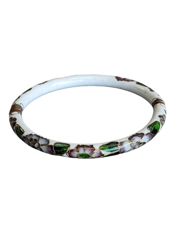 Vintage Cloisonné Clamper Bracelet