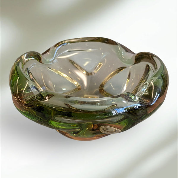 Vintage Art Glass Ashtray/Bowl