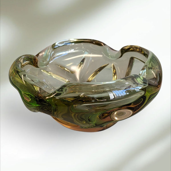 Vintage Art Glass Ashtray/Bowl