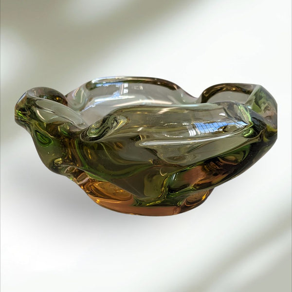 Vintage Art Glass Ashtray/Bowl