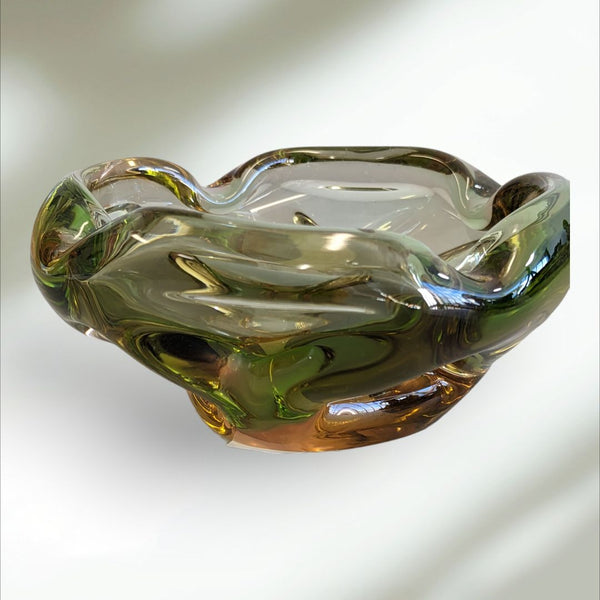 Vintage Art Glass Ashtray/Bowl
