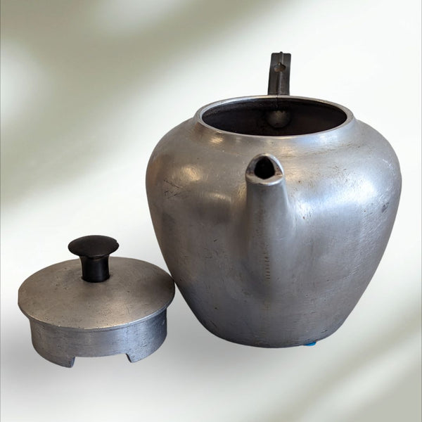 Vintage Tea Kettle Aluminum Large