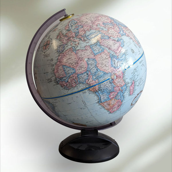 Vintage Globe on Black Stand Scanglobe