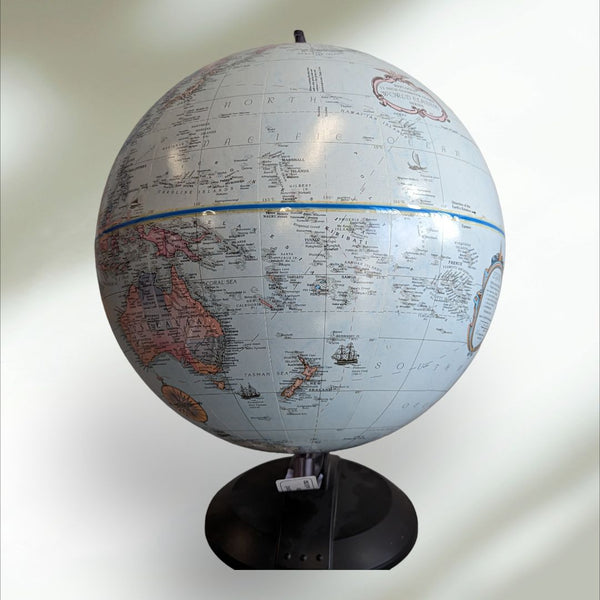 Vintage Globe on Black Stand Scanglobe