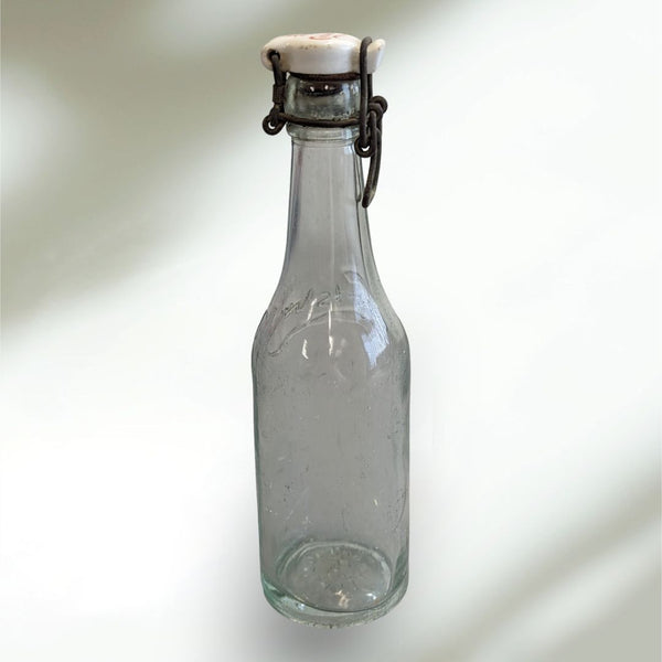 Vintage 1930s Carlsberg Small Glass Beer Bottle