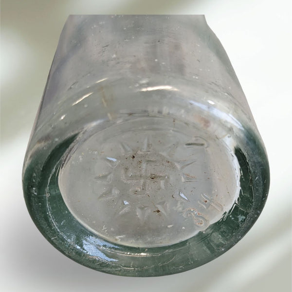 Vintage 1930s Carlsberg Small Glass Beer Bottle