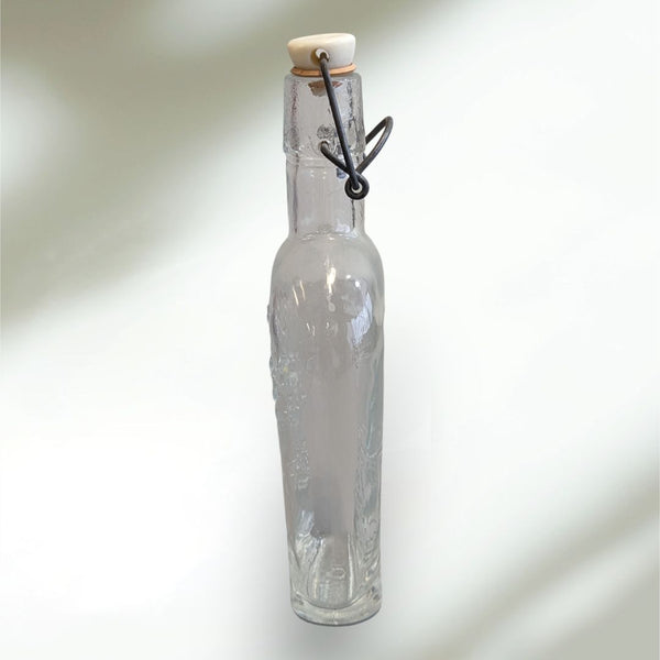 1860 Clear Glass Liqueur Liquor Bottle with Stopper