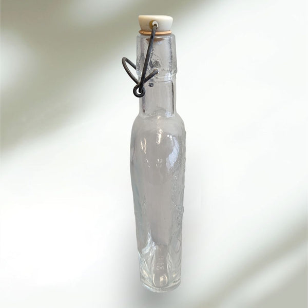 1860 Clear Glass Liqueur Liquor Bottle with Stopper