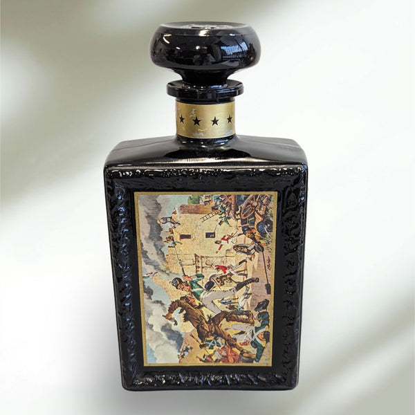 J W Dant's Americana Collection Glass Decanter Bottle