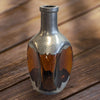 Vintage Royal Holland Daalderop Pewter and Amber Glass Decanter