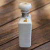 J. W. Dant's Kentucky Straight Bourbon Whisky White Milk Glass Decanter Bottle