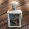 J. W. Dant's Kentucky Straight Bourbon Whisky White Milk Glass Decanter Bottle