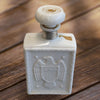 J. W. Dant's Kentucky Straight Bourbon Whisky White Milk Glass Decanter Bottle