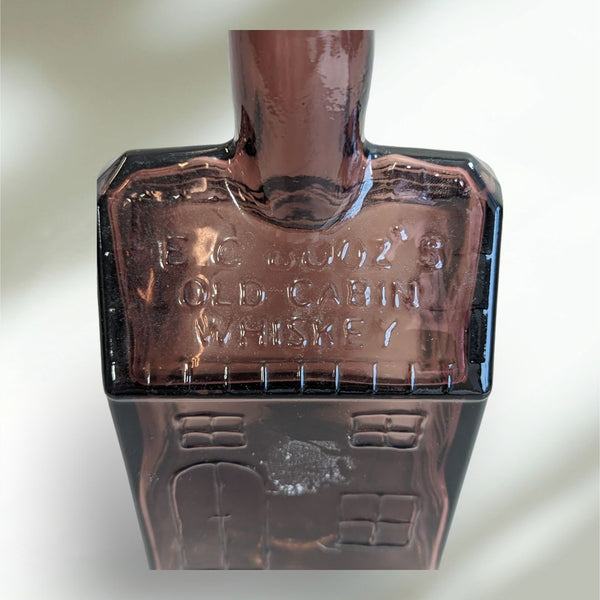 EG Booz 1840 Amber Glass Whiskey Decanter