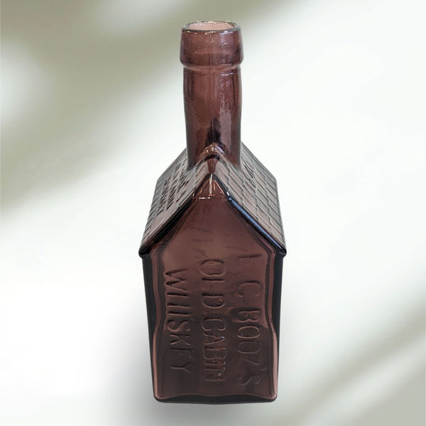 EG Booz 1840 Amber Glass Whiskey Decanter