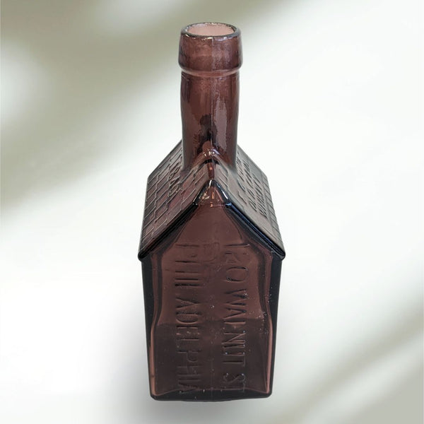EG Booz 1840 Amber Glass Whiskey Decanter